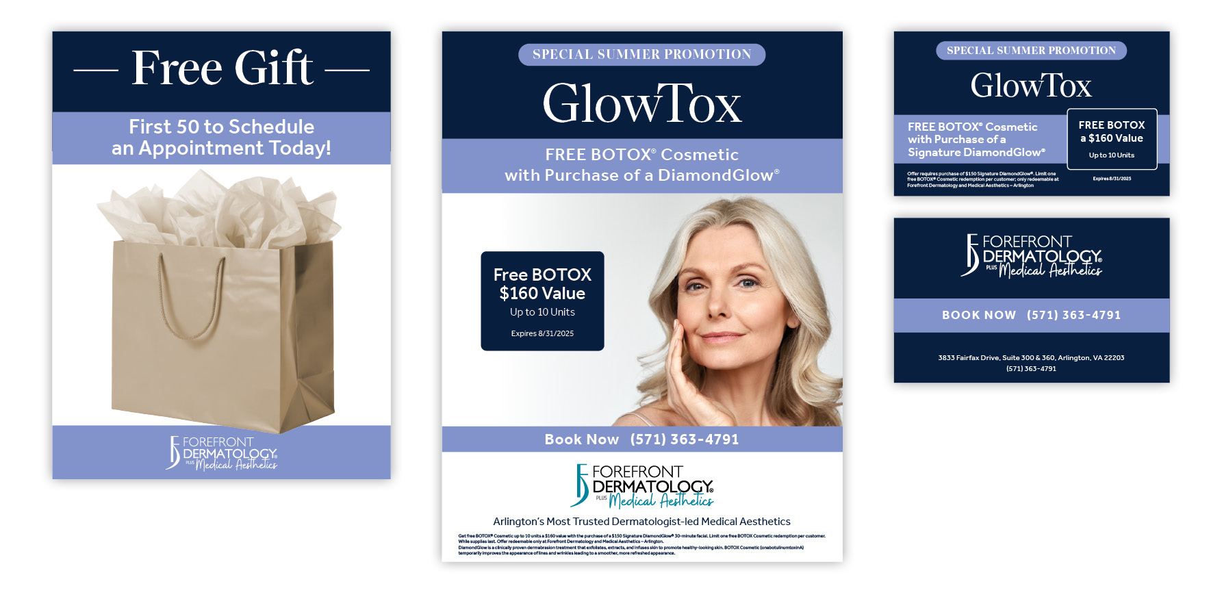 Forefront Dermatology Event Materials